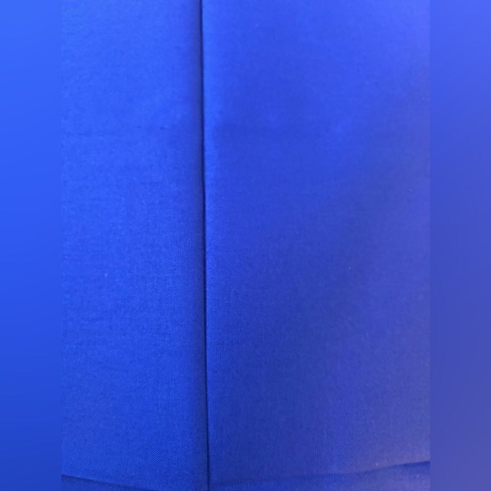2 NEW Royal Blue Solid Fabric Fat Quarters 18” x 21”